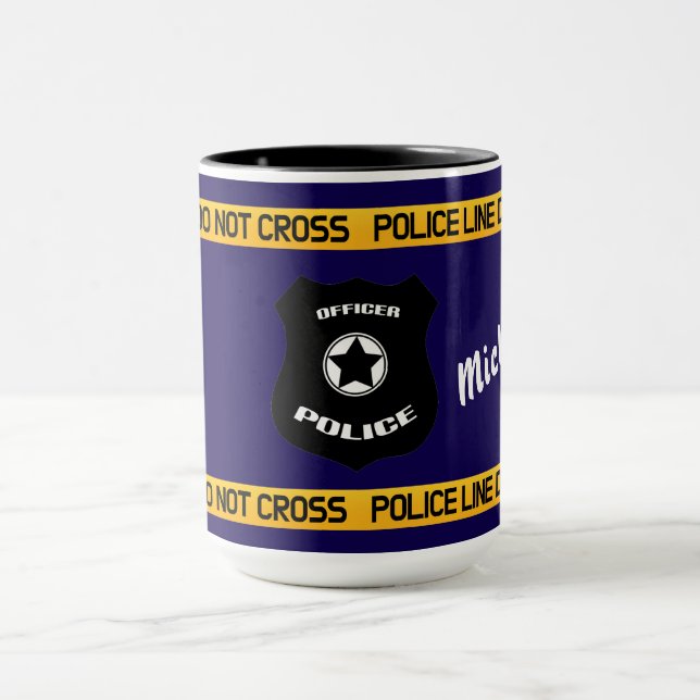 Anpassningsbar Polishyllningsdesign med Märke  Mugg (Center)