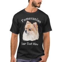Anpassningsbar Pommeranian Hund T-shirt