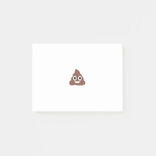 Anpassningsbar Poo-Emoticon Post-it Block
