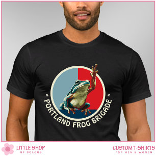 Anpassningsbar Portland Groda Protest T-Shirt