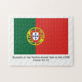 Anpassningsbar Portugisiska Flagga Pussel