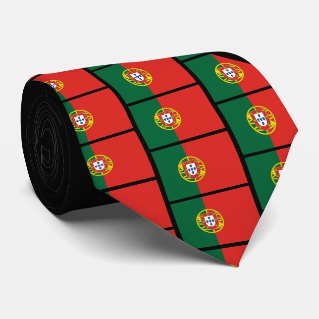 Anpassningsbar PORTUGUESE FLAGGA Monogram Slips (Rullad)