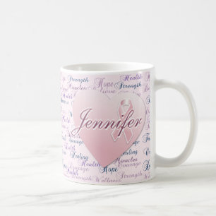 Anpassningsbar Positiv inspiration med hjärta Kaffemugg