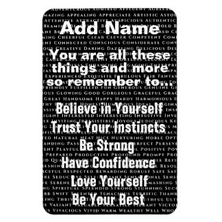 Anpassningsbar Positive Ord Affirmation Magnet