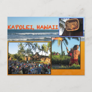 ANPASSNINGSBAR POSTCARDS- HAWAII COLLAGE# 10 VYKORT