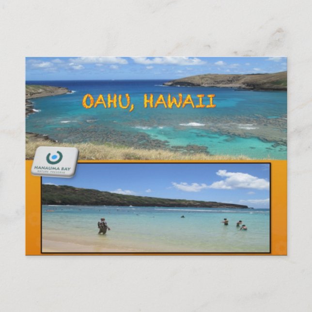 ANPASSNINGSBAR POSTCARDS- HAWAII COLLAGE# 13 VYKORT (Framsida)
