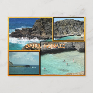 ANPASSNINGSBAR POSTCARDS- HAWAII COLLAGE# 17 VYKORT