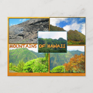ANPASSNINGSBAR POSTCARDS- HAWAII COLLAGE# 21 VYKORT
