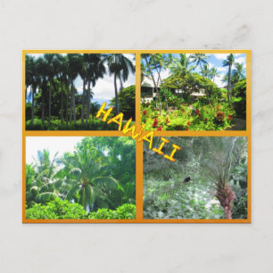ANPASSNINGSBAR POSTCARDS- HAWAII COLLAGE# 22 VYKORT