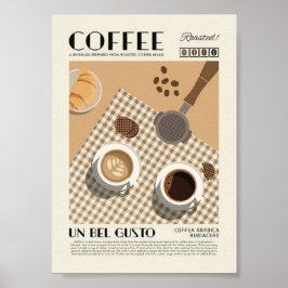Anpassningsbar Poster kaffe | Matte Giclée-utskrif