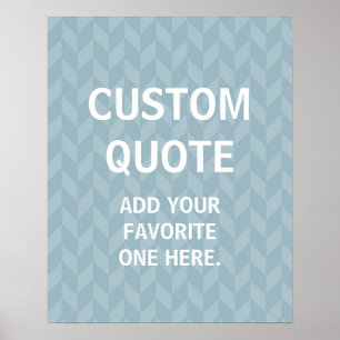 Anpassningsbar Poster offert, zigzag chevron