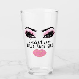 Anpassningsbar Power Girl Rosa Kiss Eyelash Makeup Glaskopp
