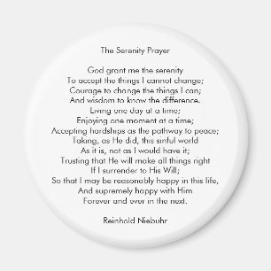 Anpassningsbar prayer sång motivationsoffert magnet