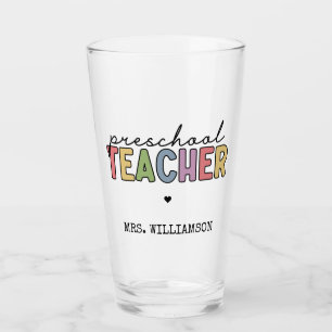 Anpassningsbar Preschool Teacher Personlig Gifts Glaskopp