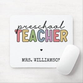 Anpassningsbar Preschool Teacher Personlig Gifts Musmatta