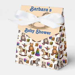 Anpassningsbar presentlåda för baby shower med gun