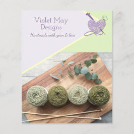 Anpassningsbar Product Photos Handmade Yarn Craft Flygblad