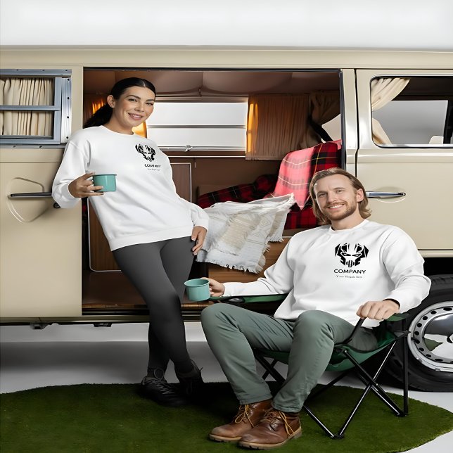 Anpassningsbar Professionell Business Logotyp T Shirt (Custom Professional Company Business Logo Sweatshirt)