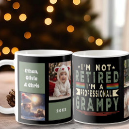 Anpassningsbar Professionell Grampy Grandpa 4 Phot Kaffemugg