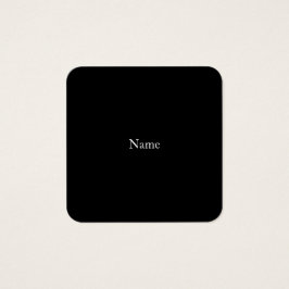 Anpassningsbar Profilkort Fyrkantigt Visitkort