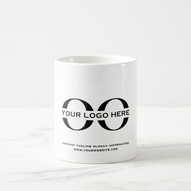 Anpassningsbar Promo Business Logotyp Branded Mini Kaffemugg (Center)