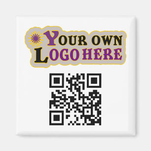Anpassningsbar promo QR-kodmagnet Magnet