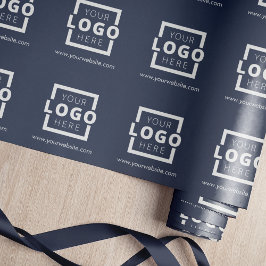 Anpassningsbar Promoted Business Logotyp Branded B Presentpapper