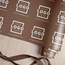 Anpassningsbar Promoted Business Logotyp Branded B Presentpapper