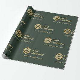 Anpassningsbar Promoted Business Logotyp Branded D Presentpapper