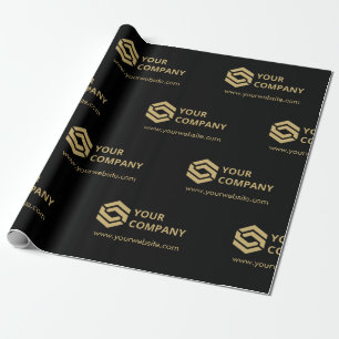 Anpassningsbar Promoted Business Logotyp Branded G Presentpapper