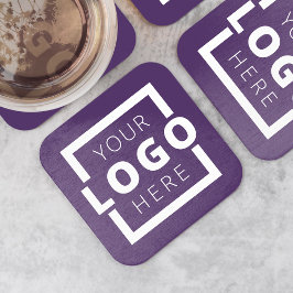 Anpassningsbar Promoted Business Logotyp Branded L Underlägg Papper Kvadrat