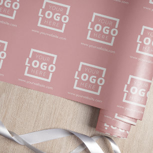 Anpassningsbar Promoted Business Logotyp Branded R Presentpapper