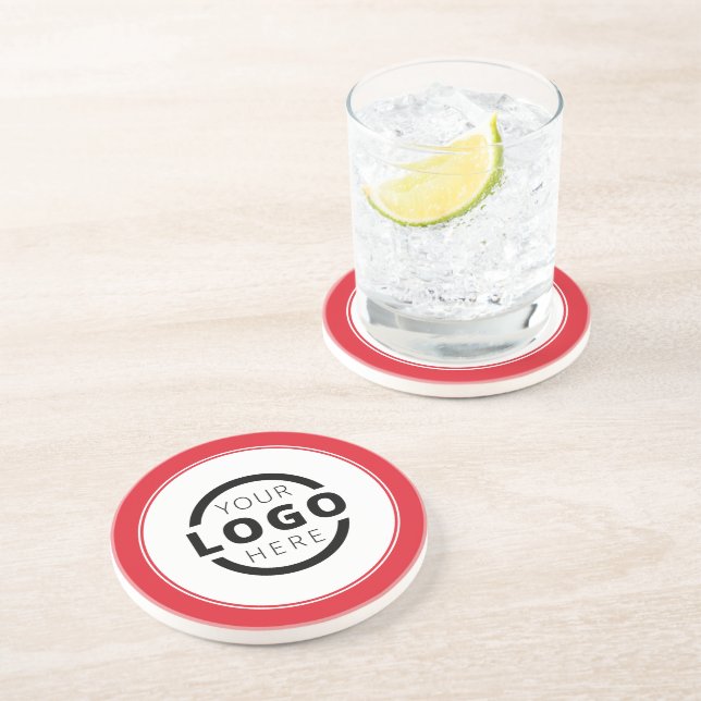 Anpassningsbar Promoted Business Logotyp Branded R Underlägg (Sidan)