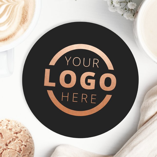 Anpassningsbar Promotional Business Logotyp Brande Underlägg Papper Rund (Skapare uppladdad)