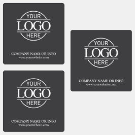 Anpassningsbar Promotional Grått Company Business Klistermärke