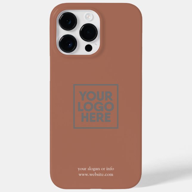 Anpassningsbar Promotional Phone Case - Logotyp, S (Baksida)