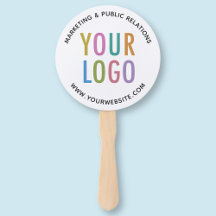 Anpassningsbar Promoto Hand Fläkt med Logotyp Anpa