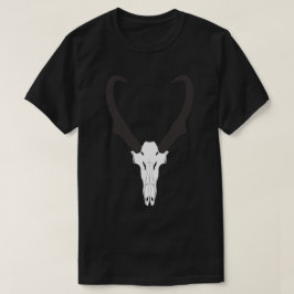Anpassningsbar Pronghornskalle T Shirt
