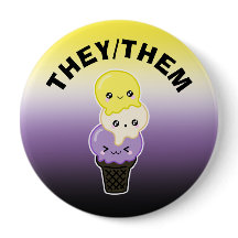 Anpassningsbar Pronouns - LGBTQ+ Nonbinary Pride I