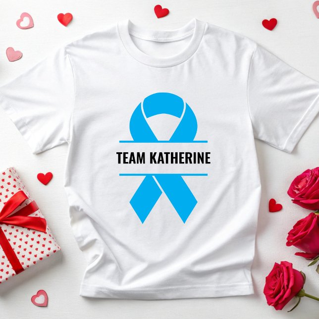 Anpassningsbar Prostate Cancer Team Support Cancer T Shirt (Skapare uppladdad)