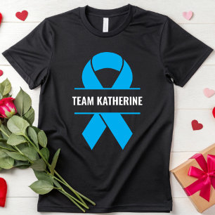 Anpassningsbar Prostate Cancer Team Support Cancer T Shirt