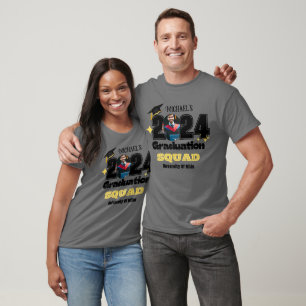 Anpassningsbar Proud Family of a Student Matching T Shirt