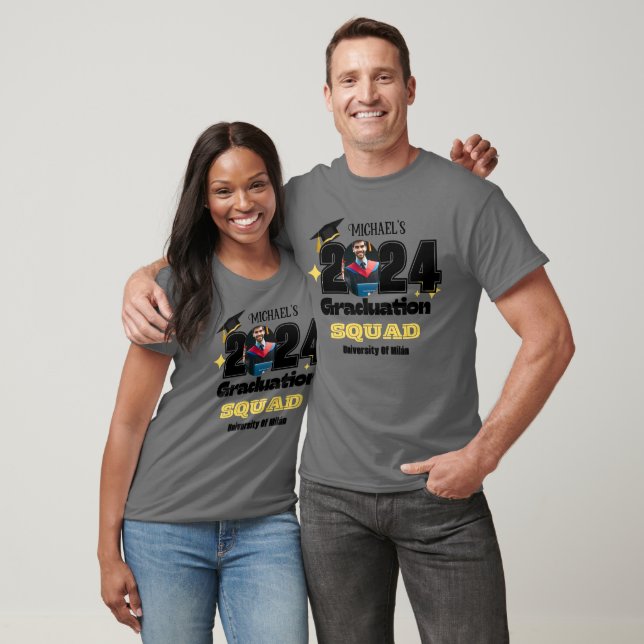 Anpassningsbar Proud Family of a Student Matching  T Shirt (Unisex)