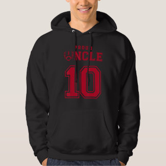 Anpassningsbar Proud Football farbror Number 10 R Hoodie