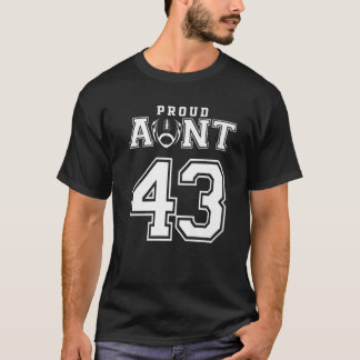 Anpassningsbar Proud Football Moster 43 Personlig T Shirt