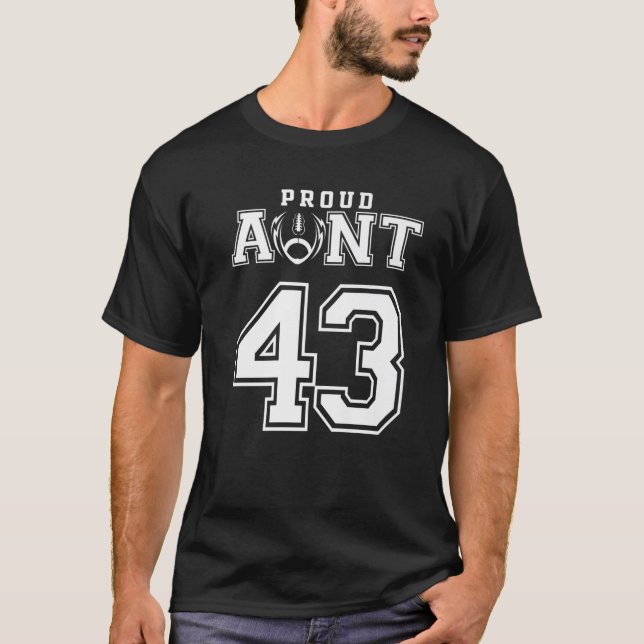 Anpassningsbar Proud Football Moster 43 Personlig T Shirt (Framsida)