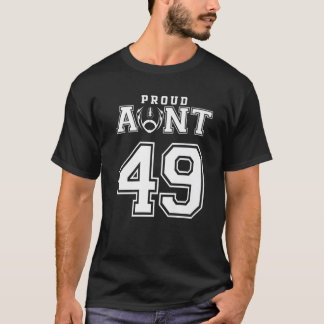 Anpassningsbar Proud Football Moster 49 Personlig T Shirt