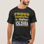 Anpassningsbar Proud Grandfather of a Deployd Sold Tröja<br><div class="desc">Anpassa skjortan med din soldats namn och Deployment data! Färg och stilar kan också anpassas. - att byta stil i skjortan ändrar också kostnaden - om din soldats namn eller distributionsinformation inte passar perfekt klickar du på länken "Edit this in our design verktyg now!" (Redigera detta i vår design, nu!)...</div>