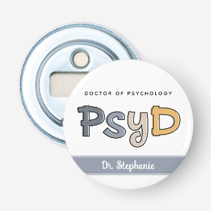 Anpassningsbar PsyD Doktor of Psychology Psycholog Flasköppnare
