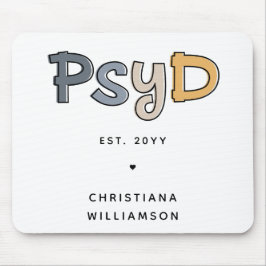 Anpassningsbar PsyD Doktor of Psychology Psycholog Musmatta